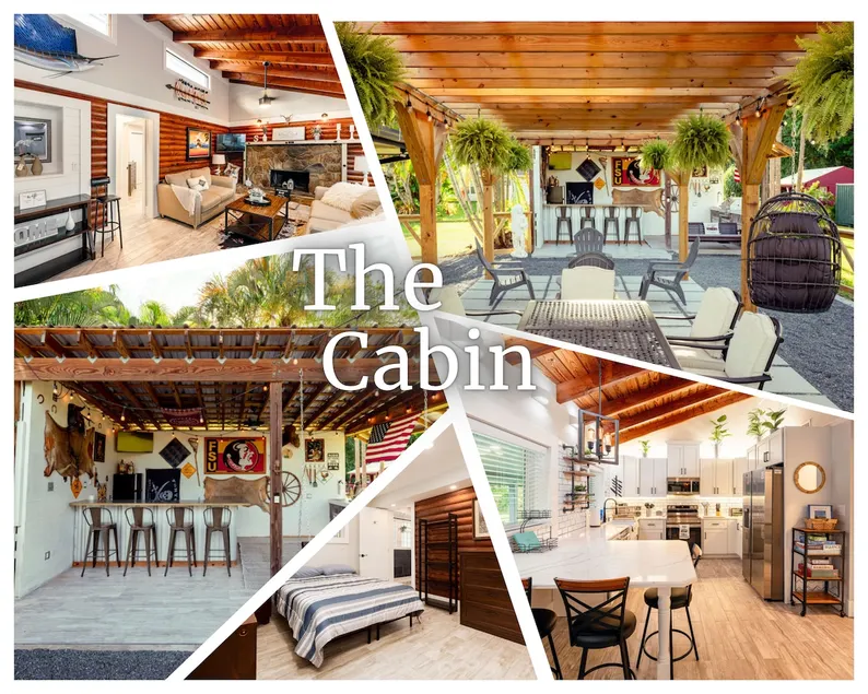 The Cabin – 3BR Log Retreat w/Outdoor Bar & Grill - Image 1