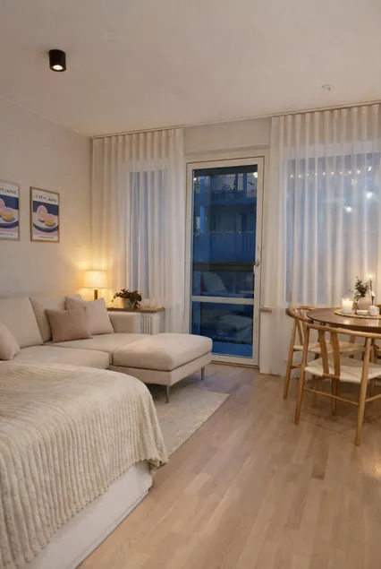 Modern studio with balcony - Image 1