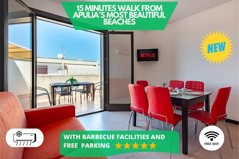 5min to Sea - Relax, AC & BBQ Puglia Villa - Image 1