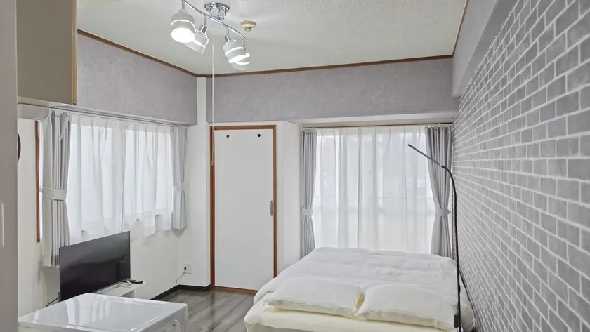 A low-cost room with full facilities!Direct express bus from Fukuoka Airport! - Image 1