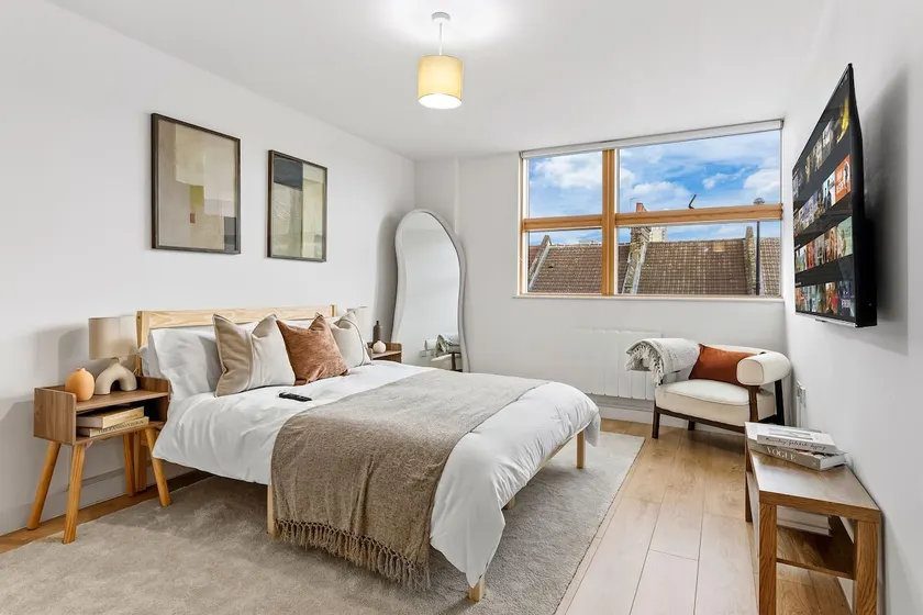 Comfortable 1 bed apartment Sleeps 6 Free Parking - Image 1