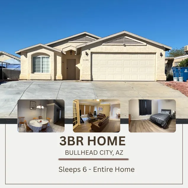 3BR Home in Bullhead City, AZ - Image 1