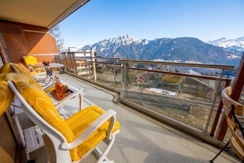 Large panoramic balcony · Alpine views · Family - Image 1