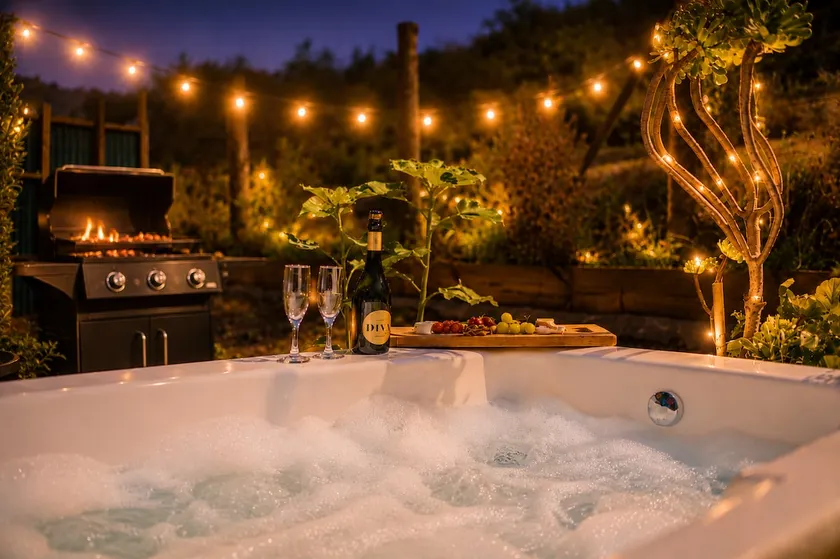 Cabin for 2 with private outdoor Jacuzzi - Image 1
