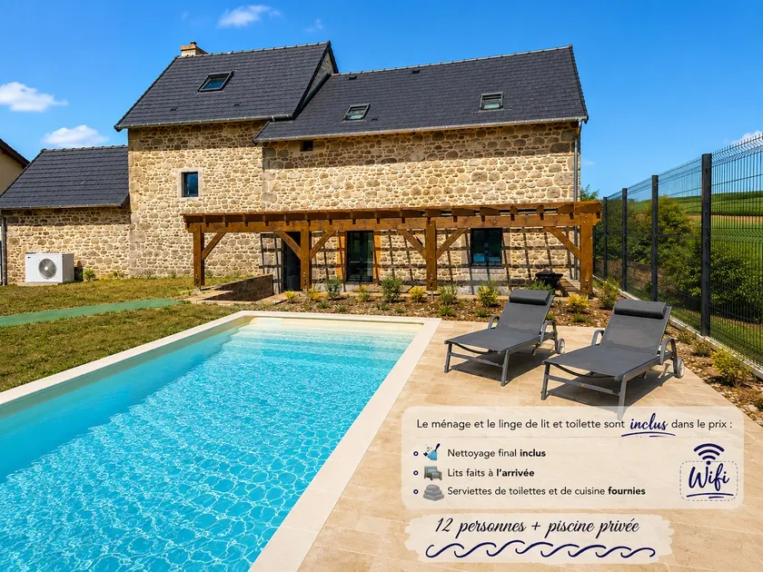 Charming house for 12 people & heated pool - Image 1