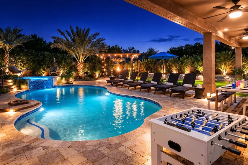 Stylish 7BR/4Bath w/heated pool, Game Room, & more - Image 1