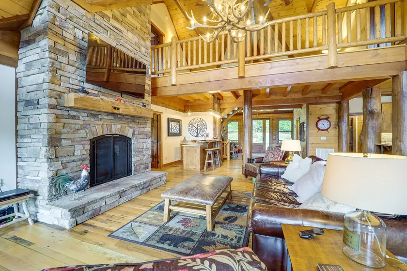 Game Room + Deck: Spacious Spruce Pine Retreat! - Image 1