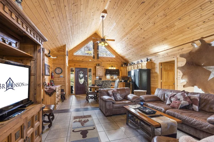 Luxe Cabin w/ Games-HotTub-EV Charger-Pool Open! - Image 1