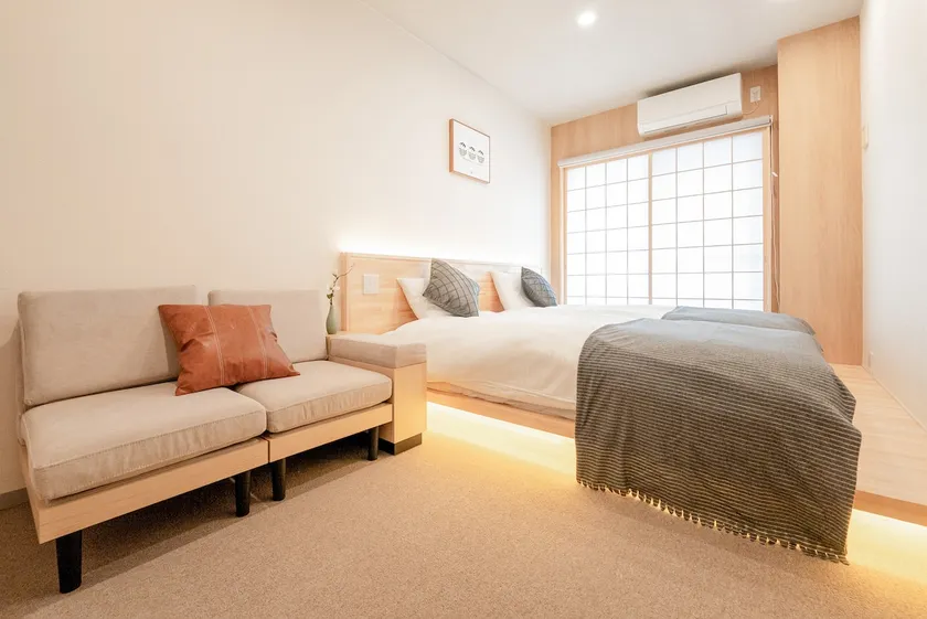 Kuromon 4 min｜Namba 10 min｜25sqm Twin｜Dotonbori - Image 1