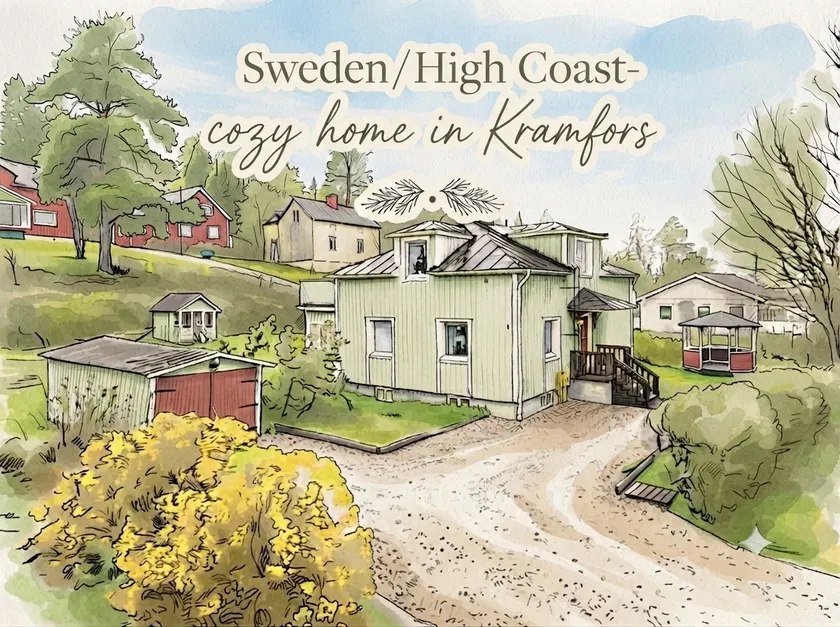 House in Kramfors – for work & travel- High Coast - Image 1