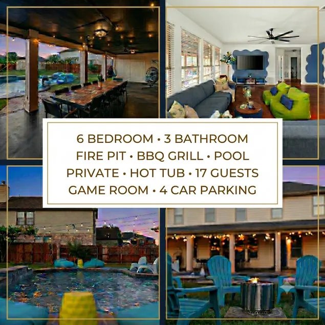 Luxury 7BR Pool, Hot Tub & 4 Car Parking - Image 1