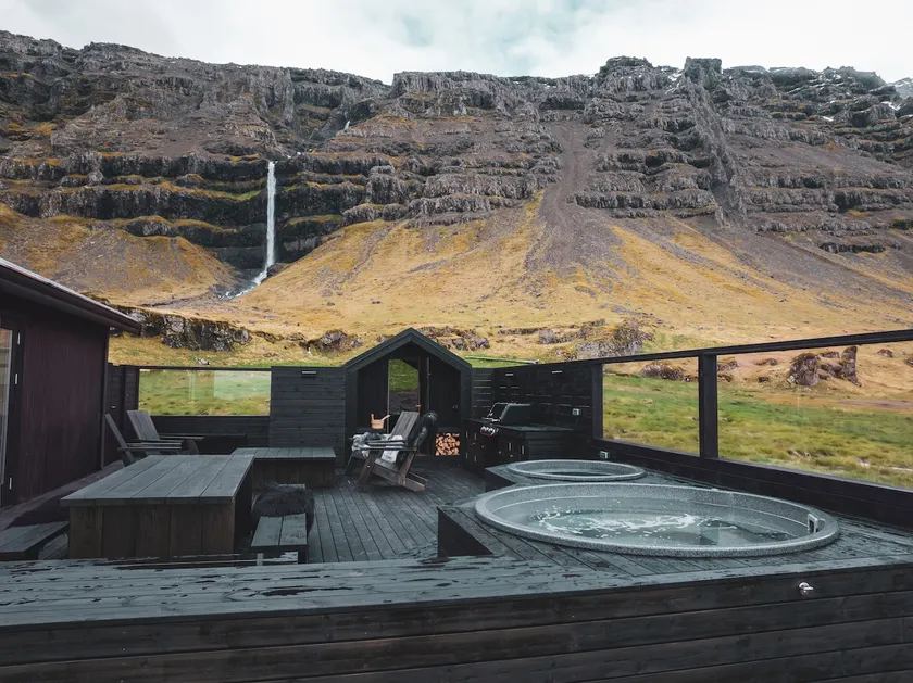 Waterfall Villa - Black Beach & Fjord Views - Image 1