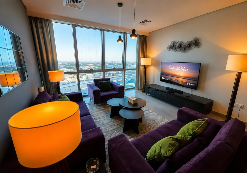 Premium Lounge 2BR Panaromic Pearl View&Above Mall - Image 1