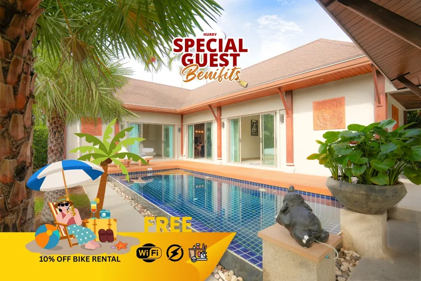 Private Pool Villa for 4 ppl | 2 Bedrooms in Rawai - Image 1