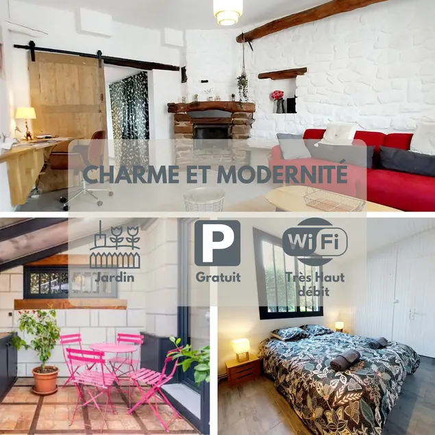 “La Maisonnette” Town-Calm-Garden-Flowery-Terrace - Image 1