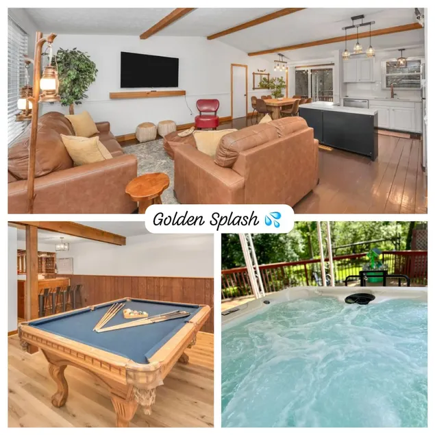 Golden Splash, HotTub & Fire Pit, 15 Min2CVG - Image 1