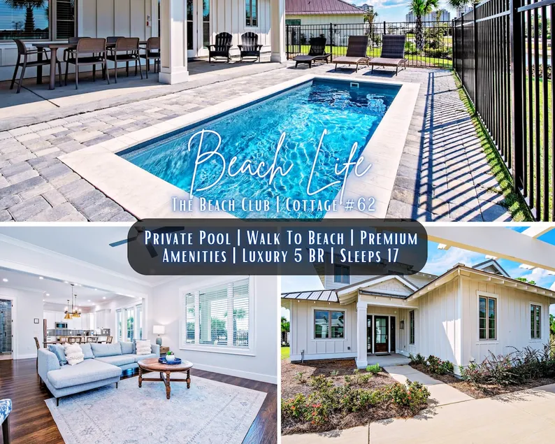 New! Luxury 5BR Home*Private Pool*Walk To Beach - Image 1