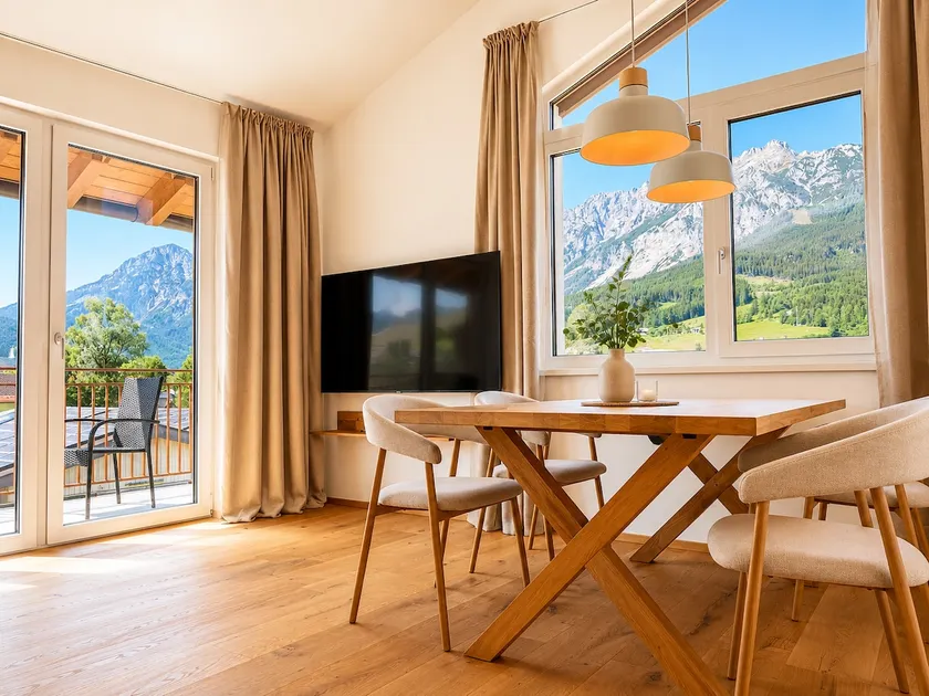 Christine – Bright Alpine Penthouse | Balcony View - Image 1