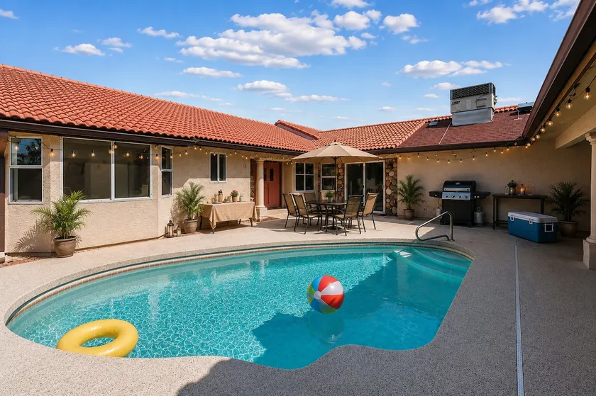 Ropers welcome, corrals/pool/sleeps 8/in town - Image 1