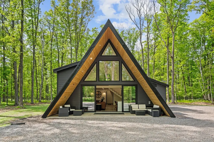 Luxury A-Frame Cabin • Hot Tub + A-frame Sauna - Image 1