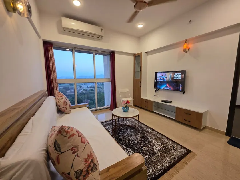 Pawna Riverfront Golf view Designer 1BHK Airbnb - Image 1