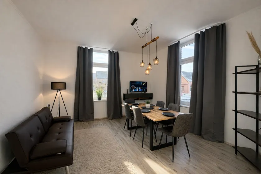 Business Apartment Ennigerloh I 6 Einzelbetten I 2 Bäder I Smart TV - Image 1