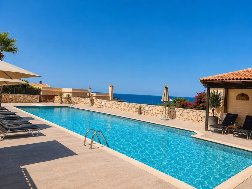 3 Private Terrace & Sea View, Just 50 m from beach - Image 1