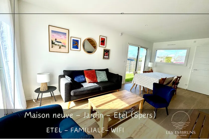 Bright 4-Bedroom House, Garden, Close to the Sea - Image 1