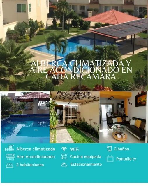 Family Shelter in Temixco: Heated Pool and AC - Image 1