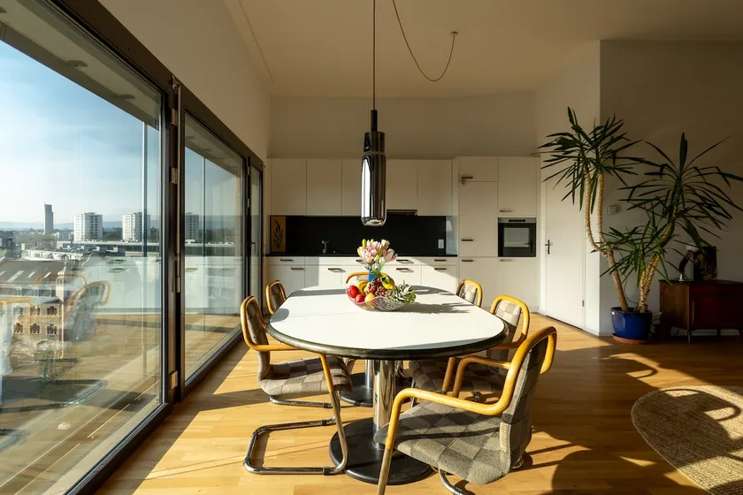 Basel City View Penthouse - Parking AC & Fast WiFi - Image 1
