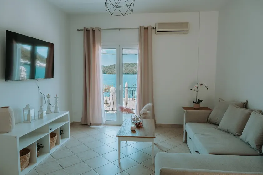 Teal Seafront Home - Image 1
