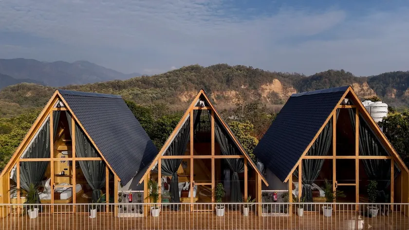 Corbett Milestone: Premium Glass A-Frame Cottage 3 - Image 1