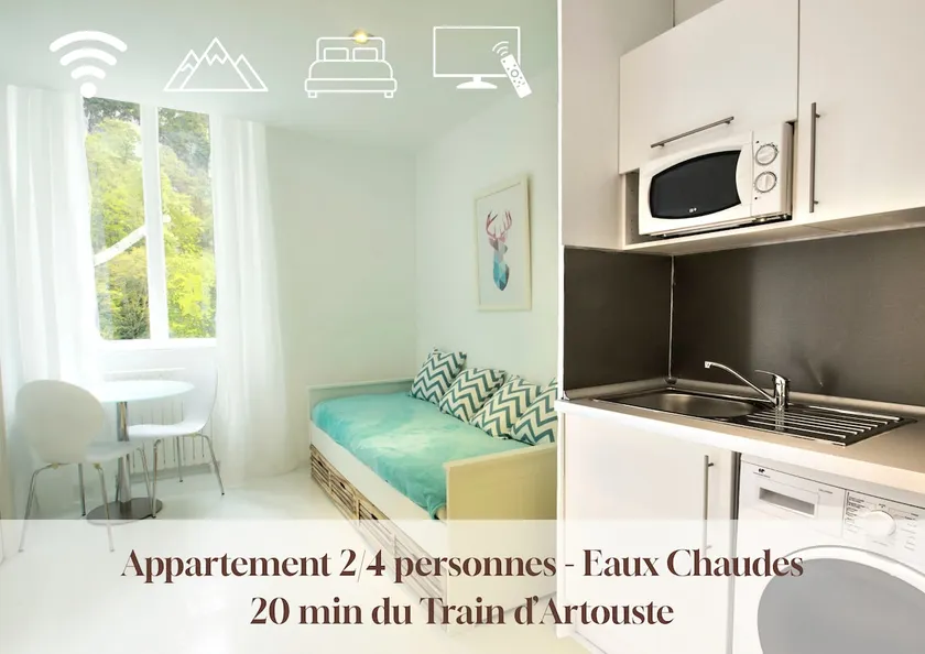 Apt 5 Eaux-Chaudes proche Laruns et Espagne - Image 1