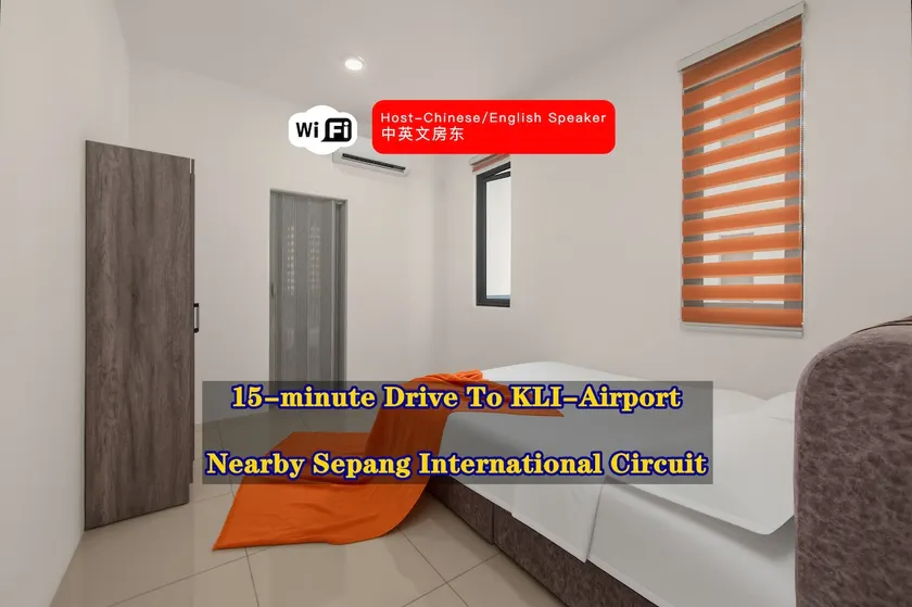 Residensi KLIA Queen Bed Studio(2-3PAX) with 1BA - Image 1