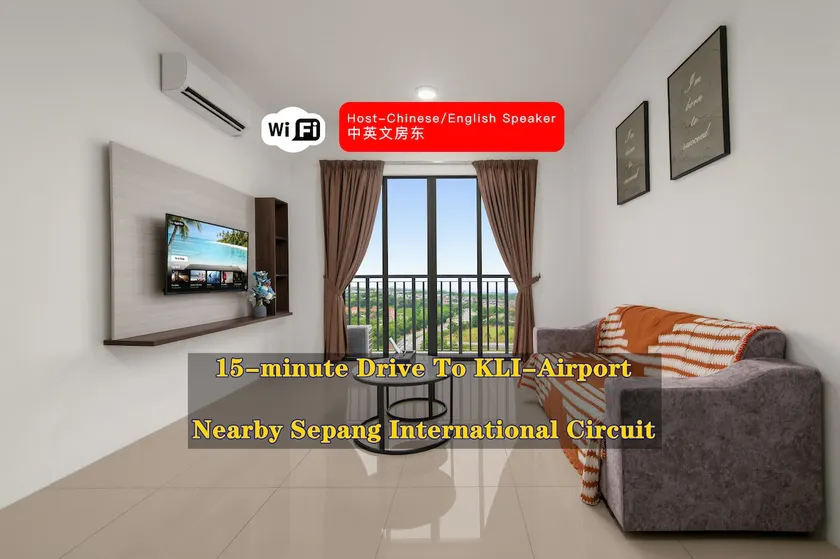 Residensi KLIA 2Bedroom Unit(4-6PAX) with 1LR&2BA - Image 1