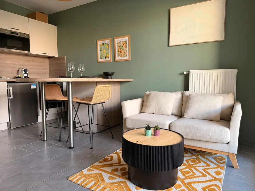Two-room apartment with balcony & garage near Stade/LDLC Arena - Image 1