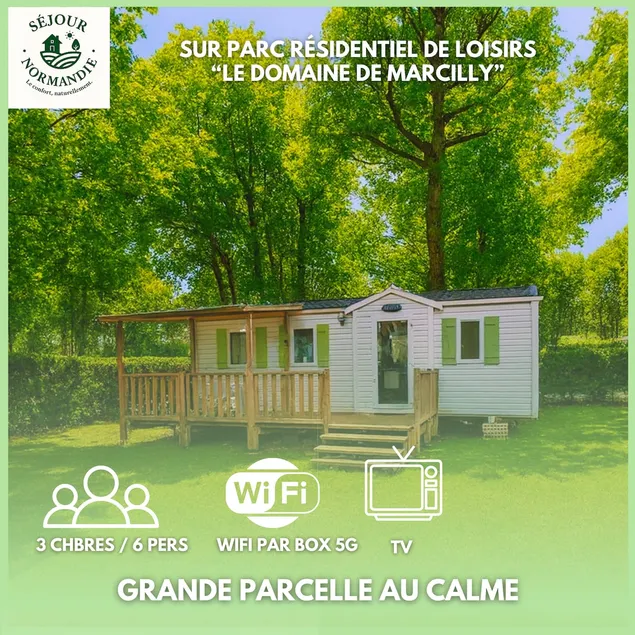 Marcilly/Eure MH3 bedrooms, large plot, quiet - Image 1