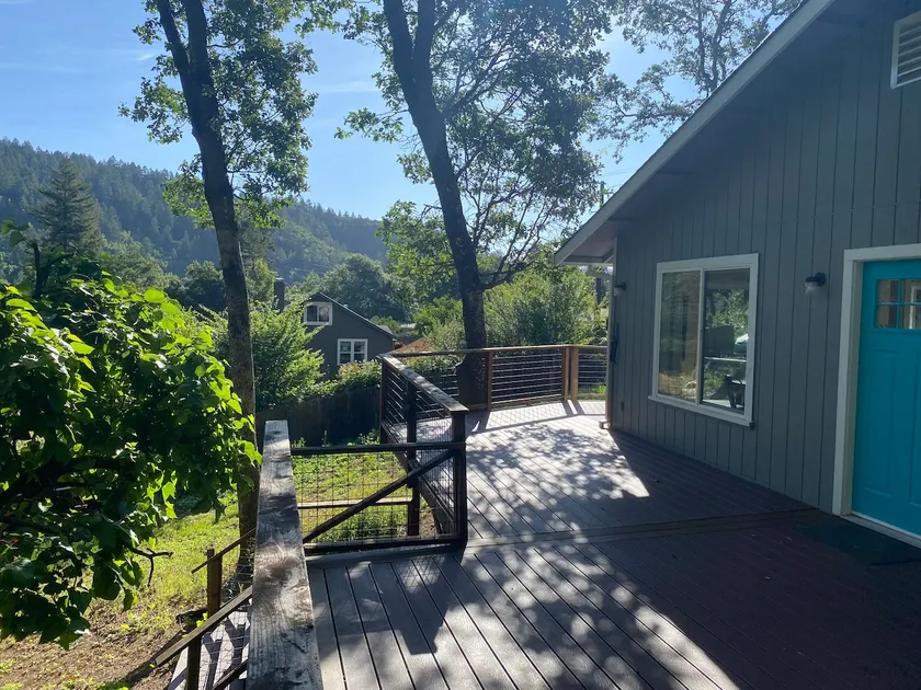 Walk to River Beach | Hot Tub + Treetop Deck - Image 1