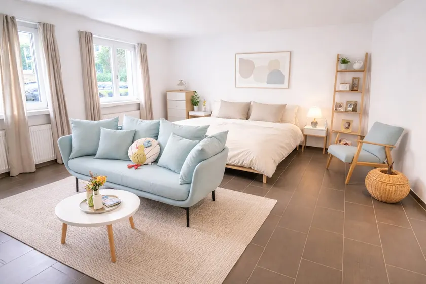 Central apartment (45sqm) with private parking - Image 1
