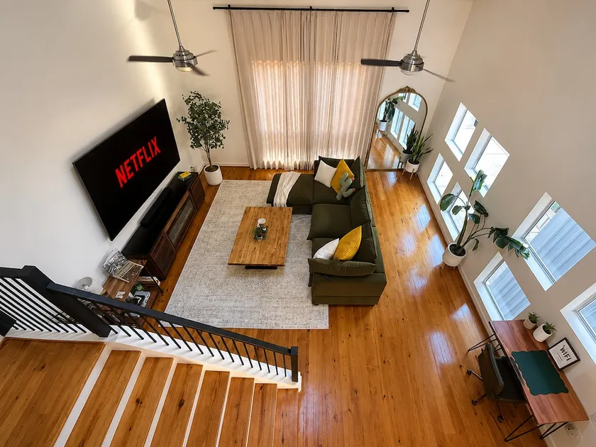 Garage | Walk to METRORail | 98” TV | Midtown - Image 1