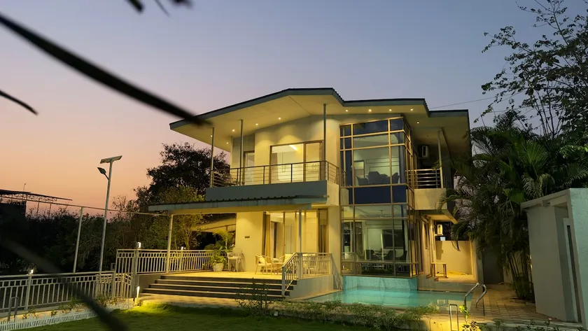 Riverside 4BHK Villa with Pool & Garden | Murbad - Image 1