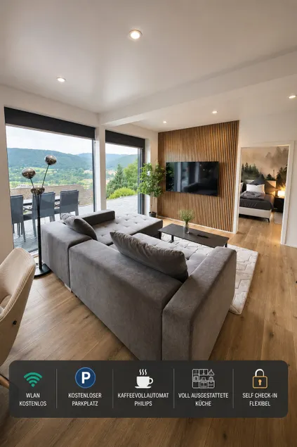 Modern 3-room apartment with panoramic views - Image 1