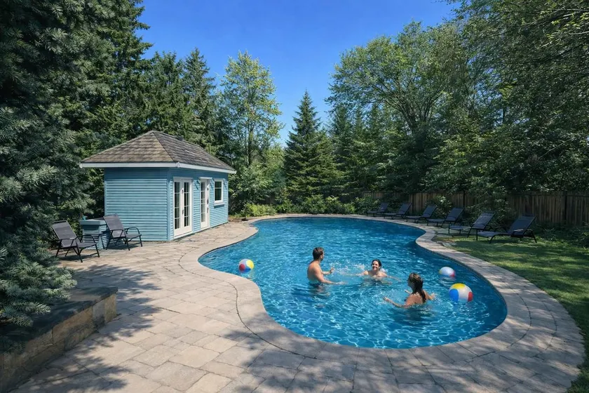 Poolhaus 5 Bed Playground + Pool - Image 1