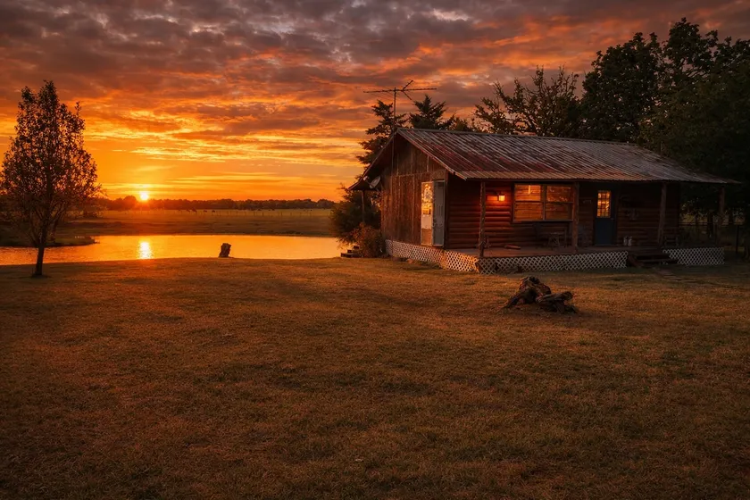 Rustic Cabin w/ pond near Lake & Canton Trade Days - Image 1