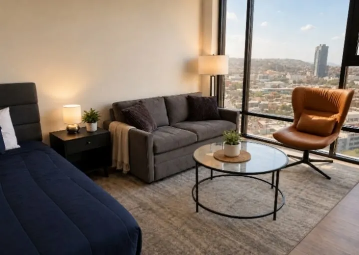 Studio in Zona Río | 11th Floor + Premium View + Parking - Image 1