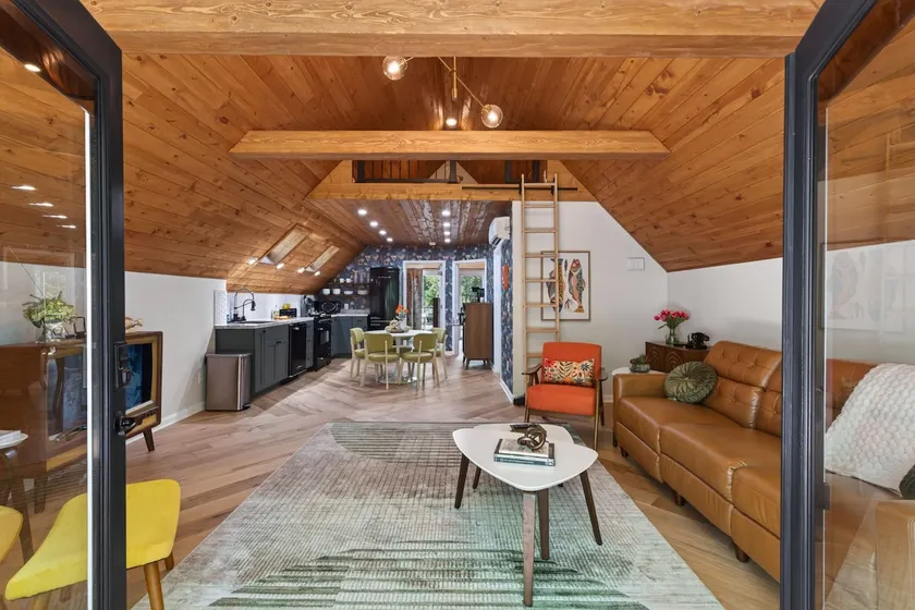 Wooded Mid‑Century Escape w Fire Pit & Lake Access - Image 1