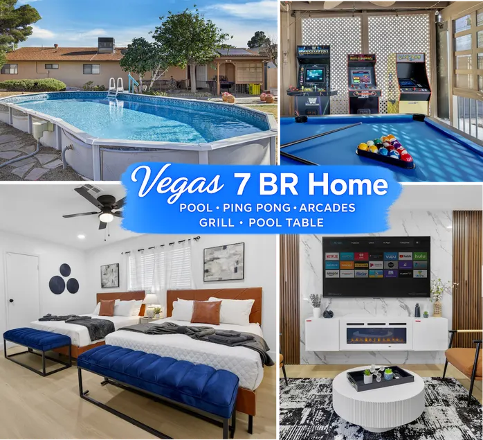 7BR Home w/ Pool, Billiard, PingPong, Arcade Games - Image 1