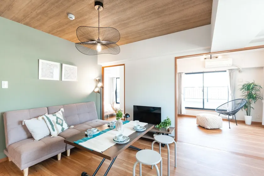 [Kobe, Higashinada-ku | 30-second walk from JR Sumiyoshi Station | Entire place | Great access to Kobe and Osaka | Good view and balcony], J... - Image 1