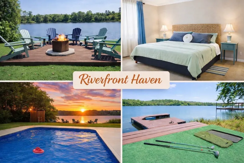 Riverfront Haven~Pool~Kayak~BBQ~7 Mins to Masters - Image 1