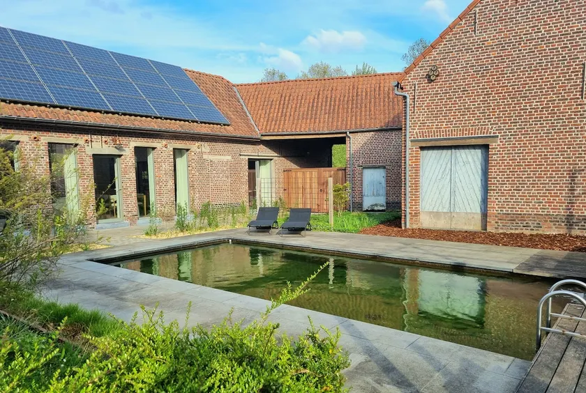 Home with sauna, steam bath & swimming pond – 5 people - Image 1